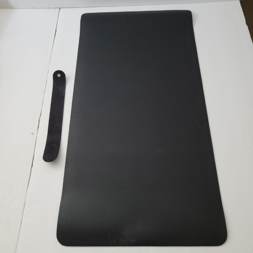 Portable Black Desk Pad & Card Mat 24x12 - Enhance Your Space!